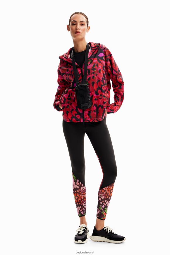 Desigual Women Short butterfly sport jacket Clothing PFVZ0B235