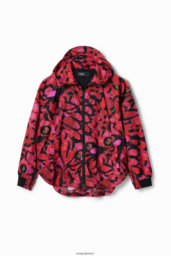 Desigual Women Short butterfly sport jacket Clothing PFVZ0B235