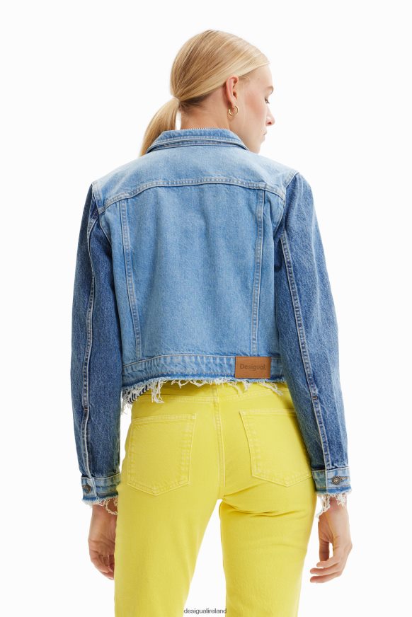 Desigual Women Short denim trucker jacket Clothing PFVZ0B1016