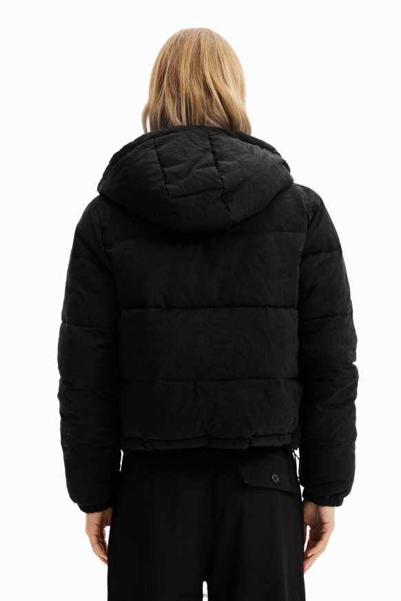 Desigual Women Short embroidered padded jacket Clothing PFVZ0B747