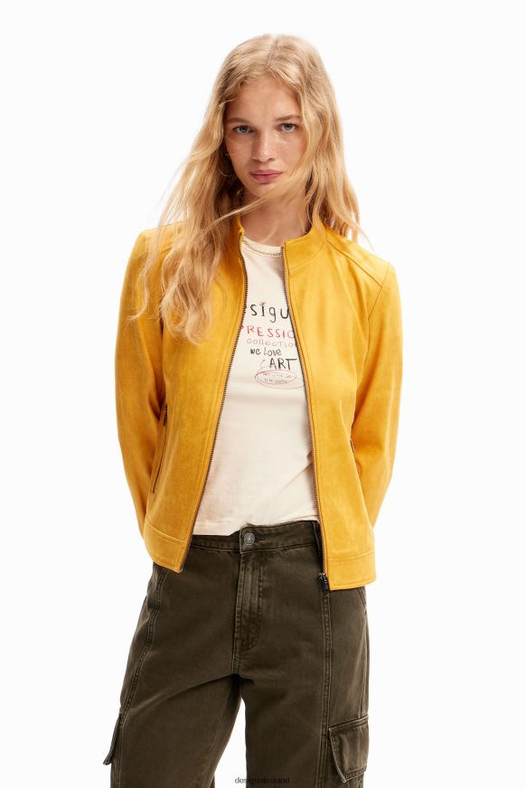 Desigual Women Slim biker jacket Clothing PFVZ0B29