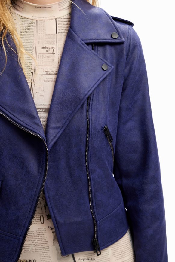 Desigual Women Slim biker jacket Clothing PFVZ0B998