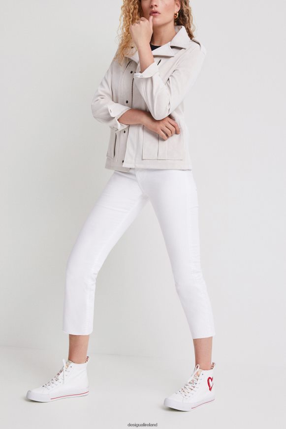 Desigual Women Straight-cut jacket with pockets Clothing PFVZ0B1046
