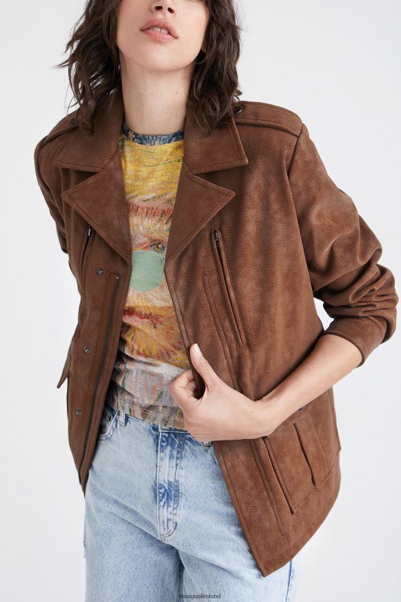 Desigual Women Straight multi-pocket jacket Clothing PFVZ0B1049