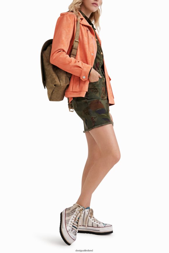 Desigual Women Straight multi-pocket jacket Clothing PFVZ0B1062