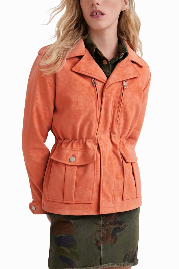 Desigual Women Straight multi-pocket jacket Clothing PFVZ0B1062
