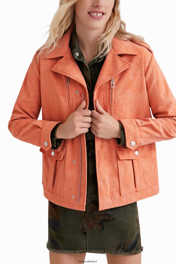 Desigual Women Straight multi-pocket jacket Clothing PFVZ0B1062