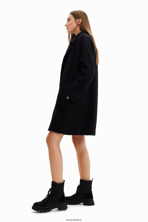 Desigual Women Straight wool coat Clothing PFVZ0B553
