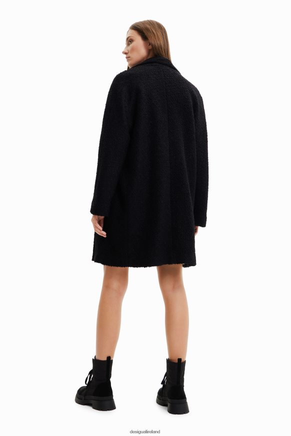 Desigual Women Straight wool coat Clothing PFVZ0B553