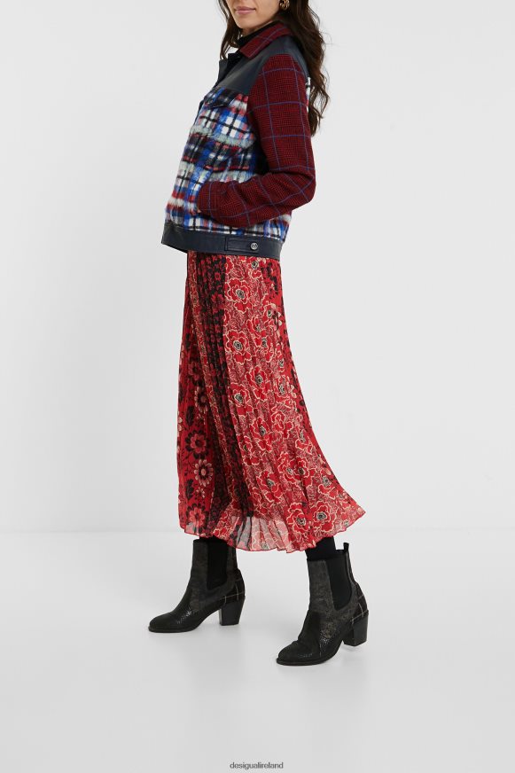 Desigual Women Tartan fur jacket Clothing PFVZ0B1080