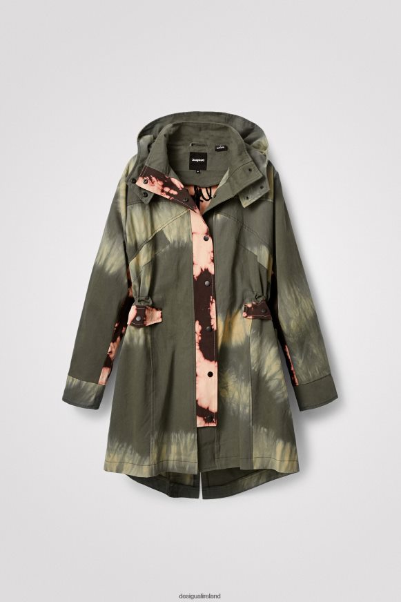 Desigual Women Tie-dye parka Clothing PFVZ0B1025