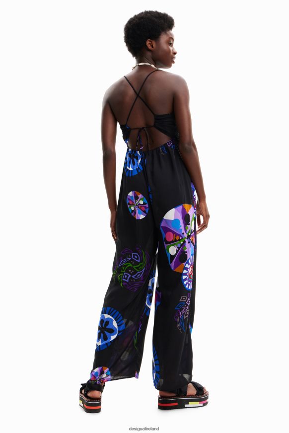Desigual Women M. Christian Lacroix long strappy jumpsuit Clothing PFVZ0B846