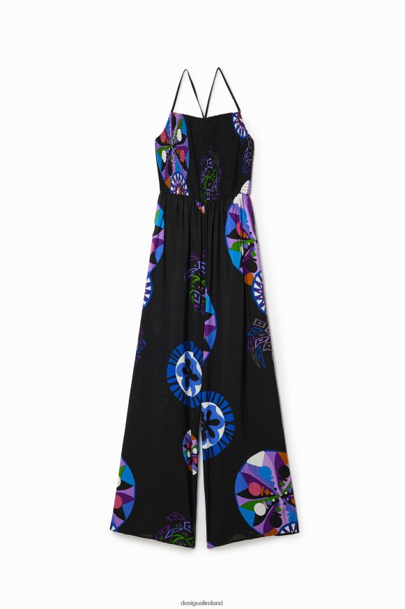 Desigual Women M. Christian Lacroix long strappy jumpsuit Clothing PFVZ0B846