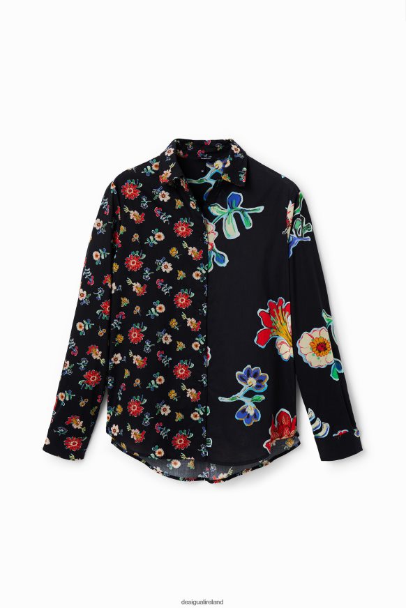 Desigual Women Floral half-and-half shirt Clothing PFVZ0B914