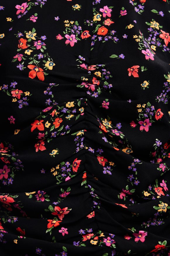 Desigual Women Floral ruched blouse Clothing PFVZ0B258