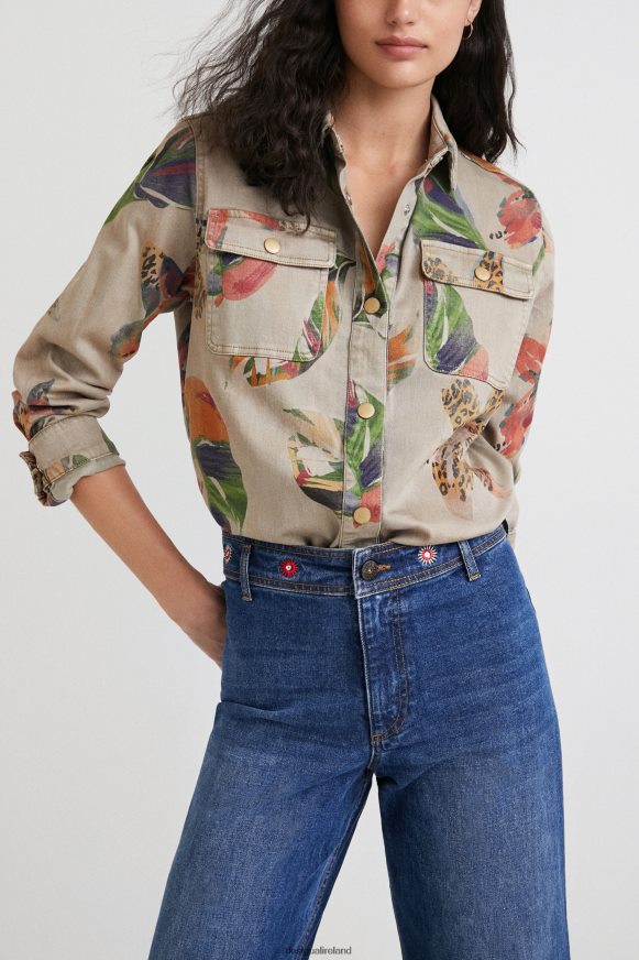 Desigual Women Floral shirt Clothing PFVZ0B1101