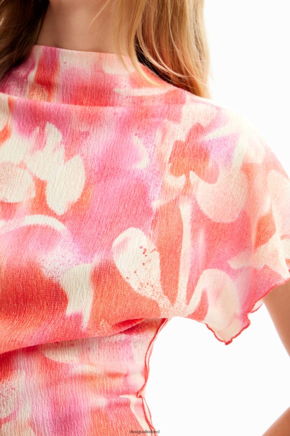 Desigual Women Floral textured blouse Clothing PFVZ0B360