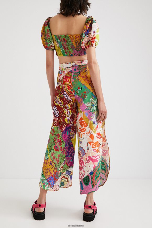 Desigual Women M. Christian Lacroix cropped blouse Clothing PFVZ0B684
