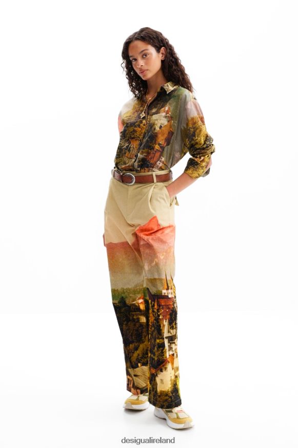 Desigual Women M. Christian Lacroix landscape shirt Clothing PFVZ0B50