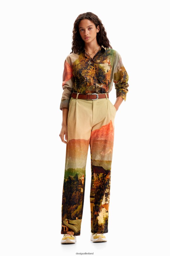Desigual Women M. Christian Lacroix landscape shirt Clothing PFVZ0B50