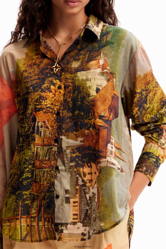 Desigual Women M. Christian Lacroix landscape shirt Clothing PFVZ0B50