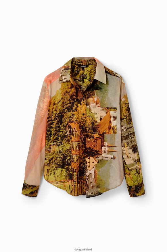 Desigual Women M. Christian Lacroix landscape shirt Clothing PFVZ0B50