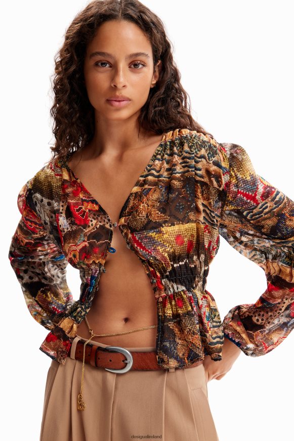 Desigual Women M. Christian Lacroix tapestry blouse Clothing PFVZ0B82