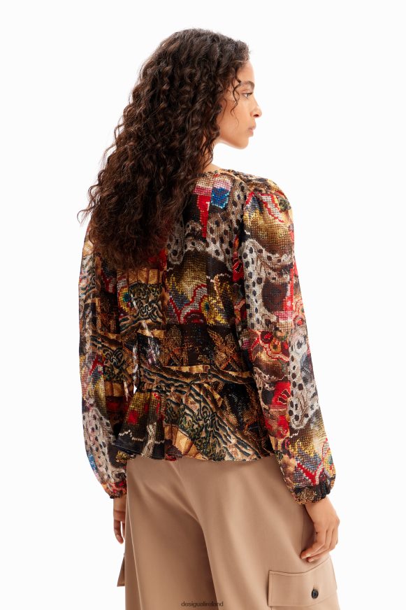 Desigual Women M. Christian Lacroix tapestry blouse Clothing PFVZ0B82
