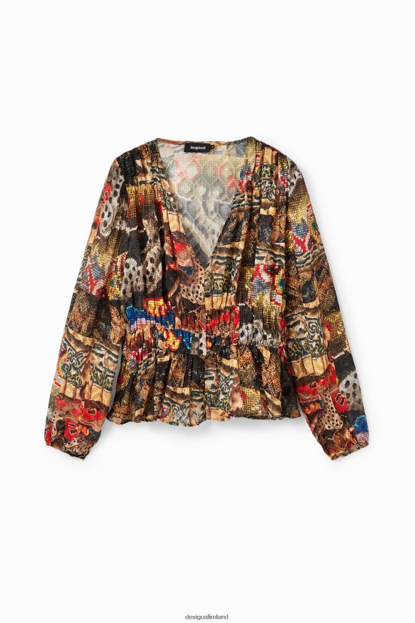 Desigual Women M. Christian Lacroix tapestry blouse Clothing PFVZ0B82
