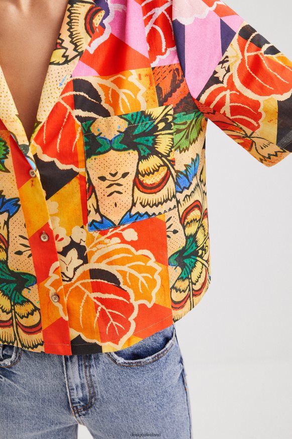 Desigual Women M. Christian Lacroix tropical shirt Clothing PFVZ0B1064