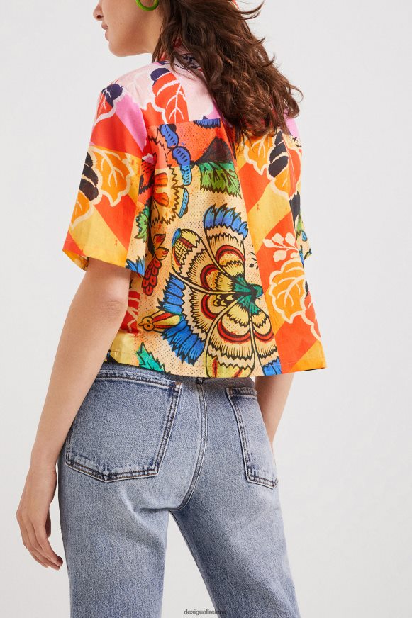 Desigual Women M. Christian Lacroix tropical shirt Clothing PFVZ0B1064