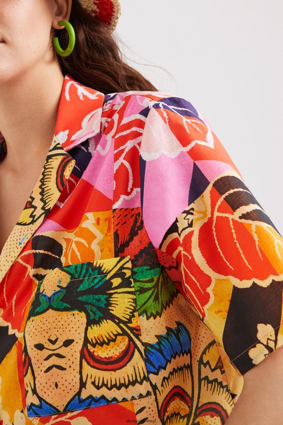 Desigual Women M. Christian Lacroix tropical shirt Clothing PFVZ0B1064