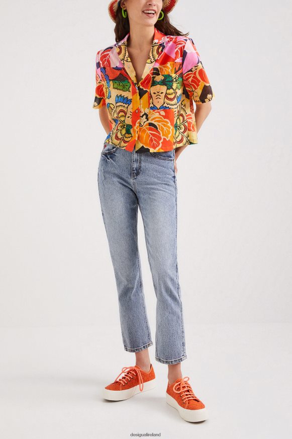 Desigual Women M. Christian Lacroix tropical shirt Clothing PFVZ0B1064