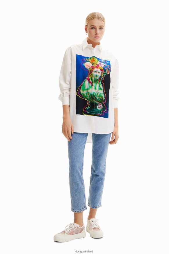 Desigual Women Oversize bust shirt Clothing PFVZ0B953