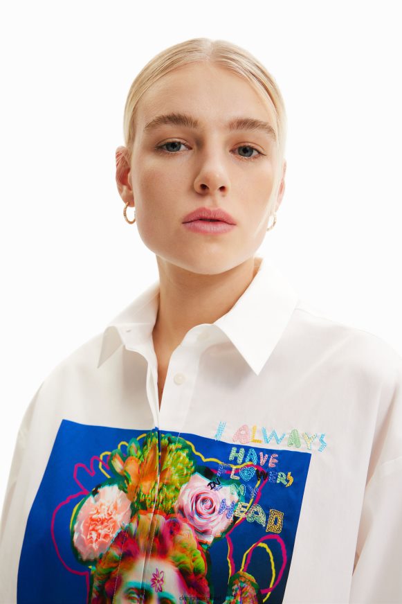 Desigual Women Oversize bust shirt Clothing PFVZ0B953