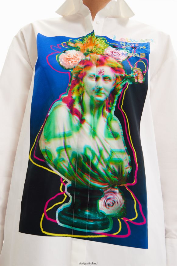Desigual Women Oversize bust shirt Clothing PFVZ0B953