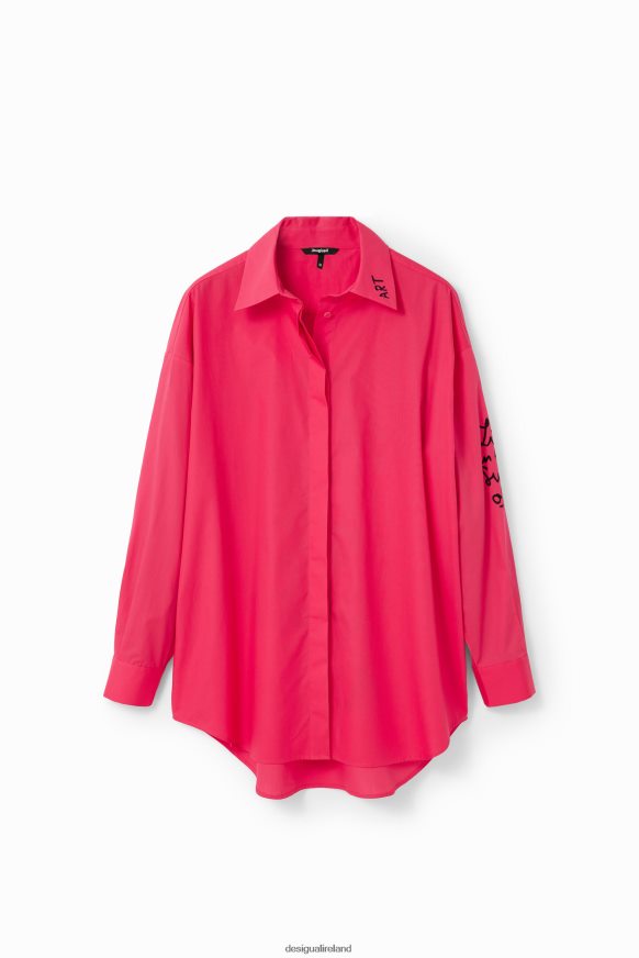 Desigual Women Oversize faces shirt Clothing PFVZ0B104