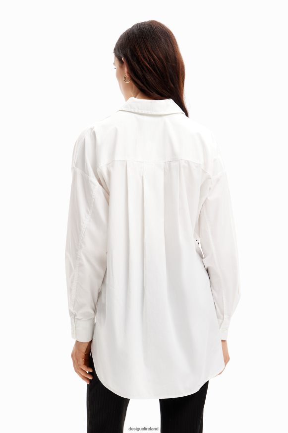 Desigual Women Oversize lettering shirt Clothing PFVZ0B52