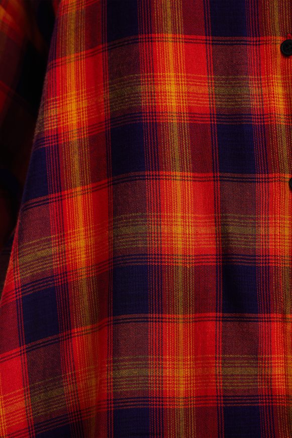 Desigual Women Oversize plaid shirt Clothing PFVZ0B194