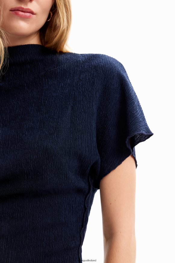 Desigual Women Plain textured blouse Clothing PFVZ0B242