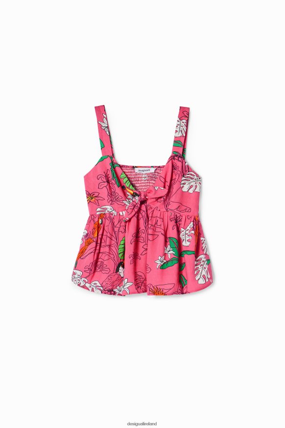 Desigual Women Tropical strap top Clothing PFVZ0B777