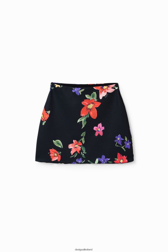Desigual Women Floral stretch mini skirt Clothing PFVZ0B256