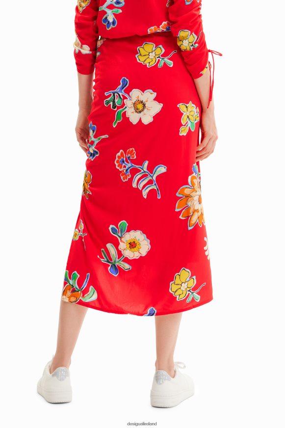 Desigual Women Gathered midi skirt Clothing PFVZ0B761