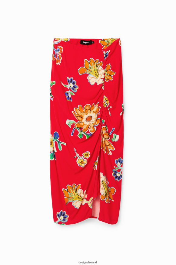 Desigual Women Gathered midi skirt Clothing PFVZ0B761