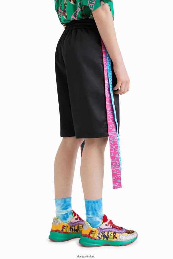 Desigual Women Johnson Hartig ribbon shorts Clothing PFVZ0B666
