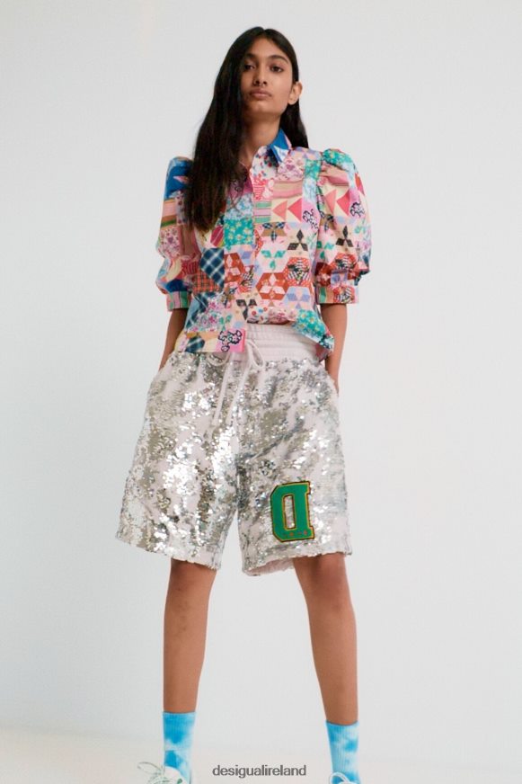 Desigual Women Johnson Hartig sequined shorts Clothing PFVZ0B734