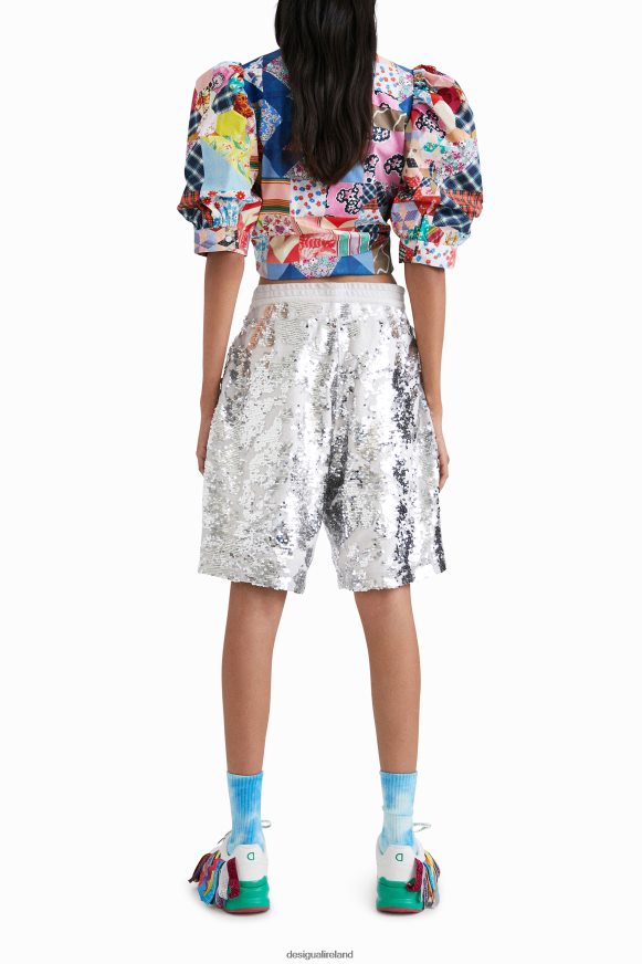 Desigual Women Johnson Hartig sequined shorts Clothing PFVZ0B734