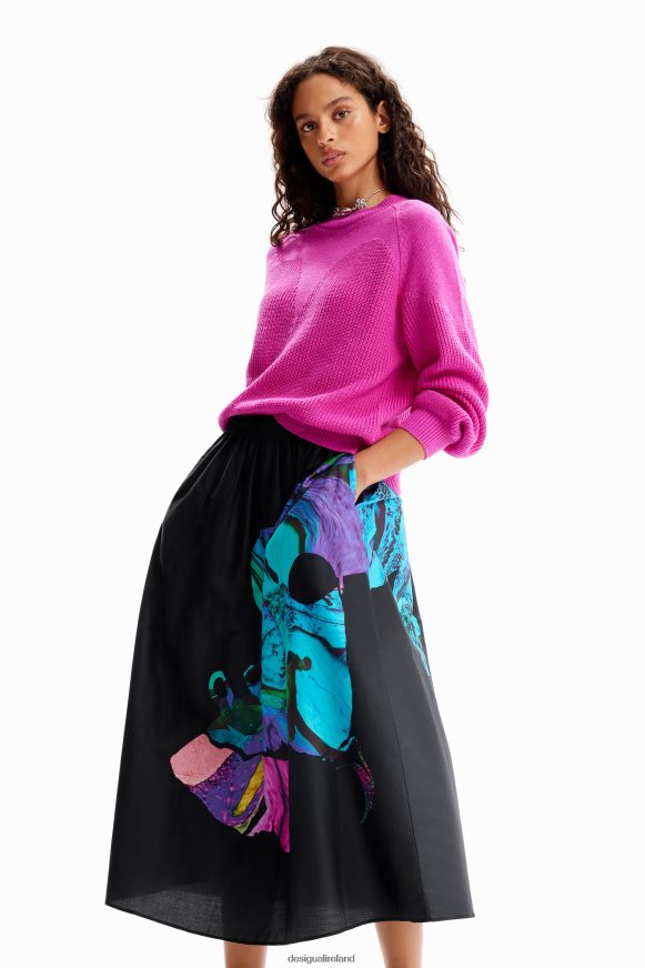Desigual Women M. Christian Lacroix floaty midi skirt Clothing PFVZ0B147