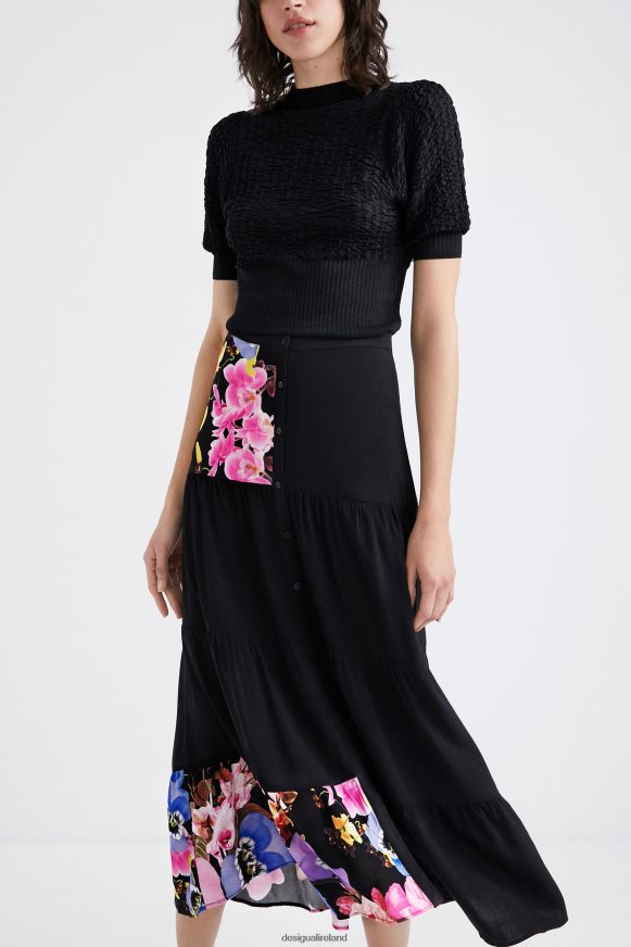 Desigual Women M. Christian Lacroix long skirt Clothing PFVZ0B1111