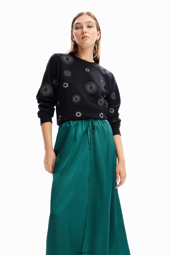 Desigual Women Satin midi skirt Clothing PFVZ0B268